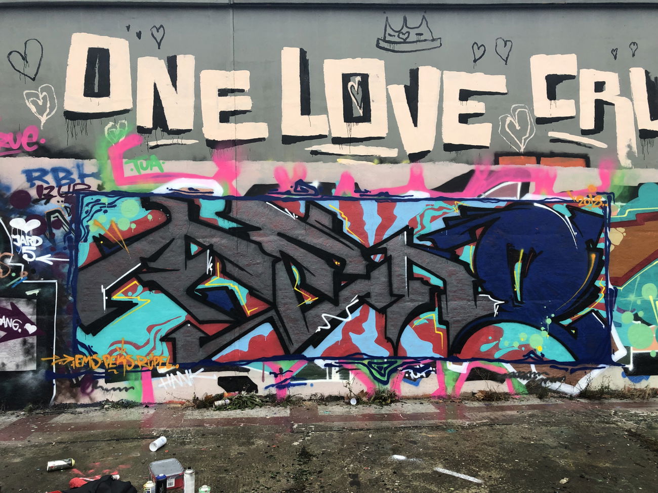 Graffiti Wall - Photo by Pseudonym - Teno (2018)