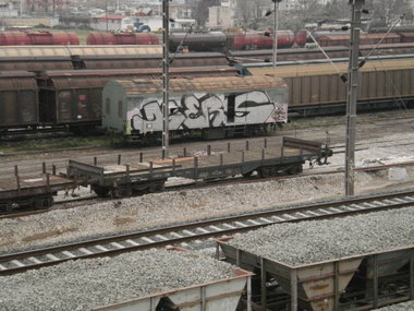 Graffiti Train - Photo by PureWa - 3P, DSC, HIGH