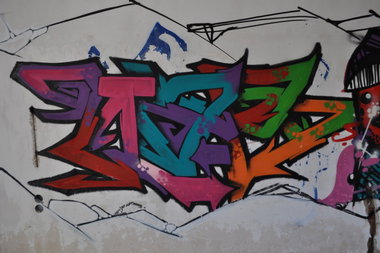 Graffiti Wall in Vatera - Photo by PureWa - 3P, DSC, HIGH