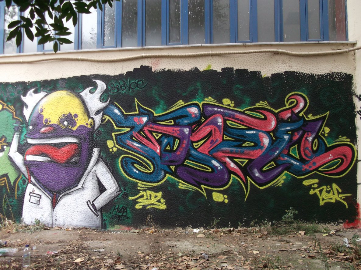Graffiti Wall - Photo by PureWa - DSC, 3P, HIGH (2013)