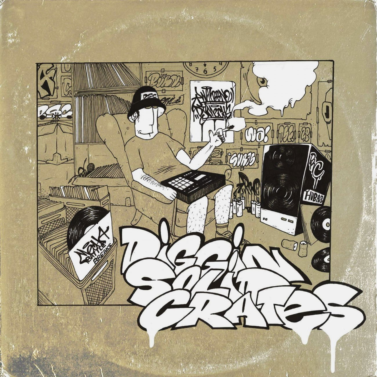 Graffiti Sketch - Photo by PureWa - DSC, sketch, illustrator (2017)