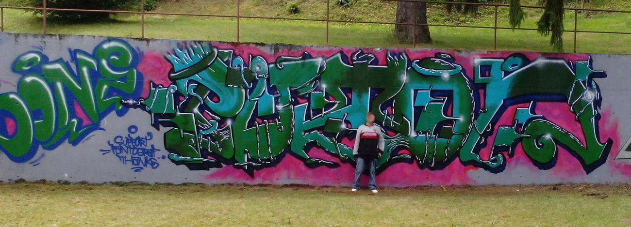 Graffiti Wall in Jihlava - Photo by Puton - Big, Puton, Jihlava (2014)