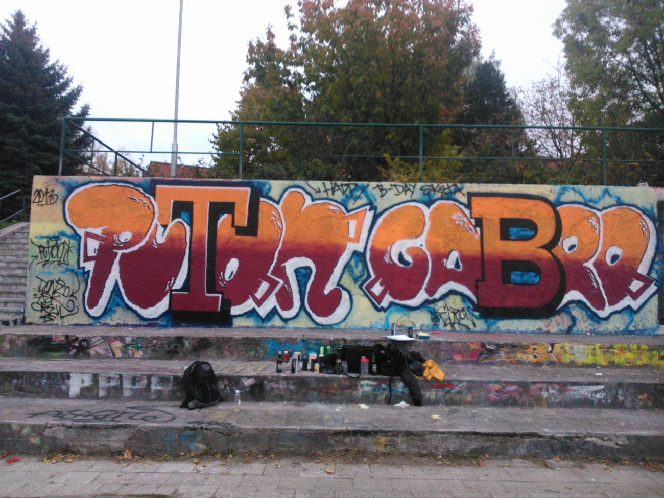 Graffiti Wall in Zlín - Photo by Puton - Puton, Gabro, Zlín (2013)