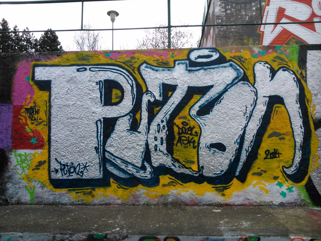 Graffiti Wall in Czech Republic - Photo by Puton - Zlín (2014)