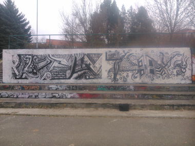 Graffiti Wall in Zlín - Photo by Puton - Puton, Auro (2015)