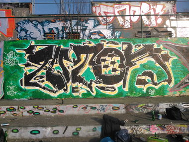 Graffiti Wall in Česko - Photo by Puton - Zlín (2014)