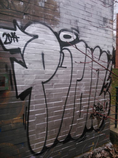 Graffiti Wall in Zlín - Photo by Puton (2014)