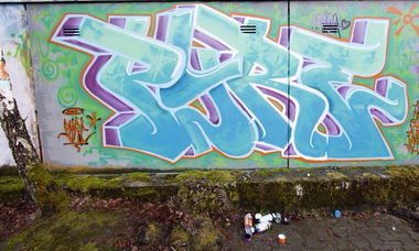 Graffiti Wall - Photo by Pyromyro - Pyre, Pyro (2013)