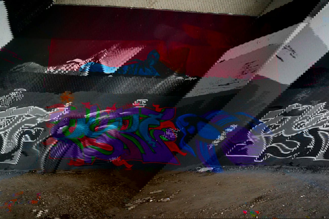 Graffiti Wall - Photo by Pyromyro - pyre, fish, pyro (2014)