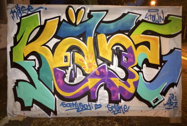 Graffiti Wall - Photo by Pyromyro - käse, bigfam, ltown (2014)