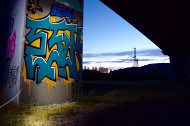 Graffiti Wall in Deutschland - Photo by Pyromyro - esak, käse (2015)