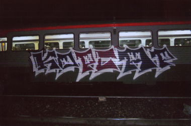 Graffiti Train - Photo by Pyrotechnik