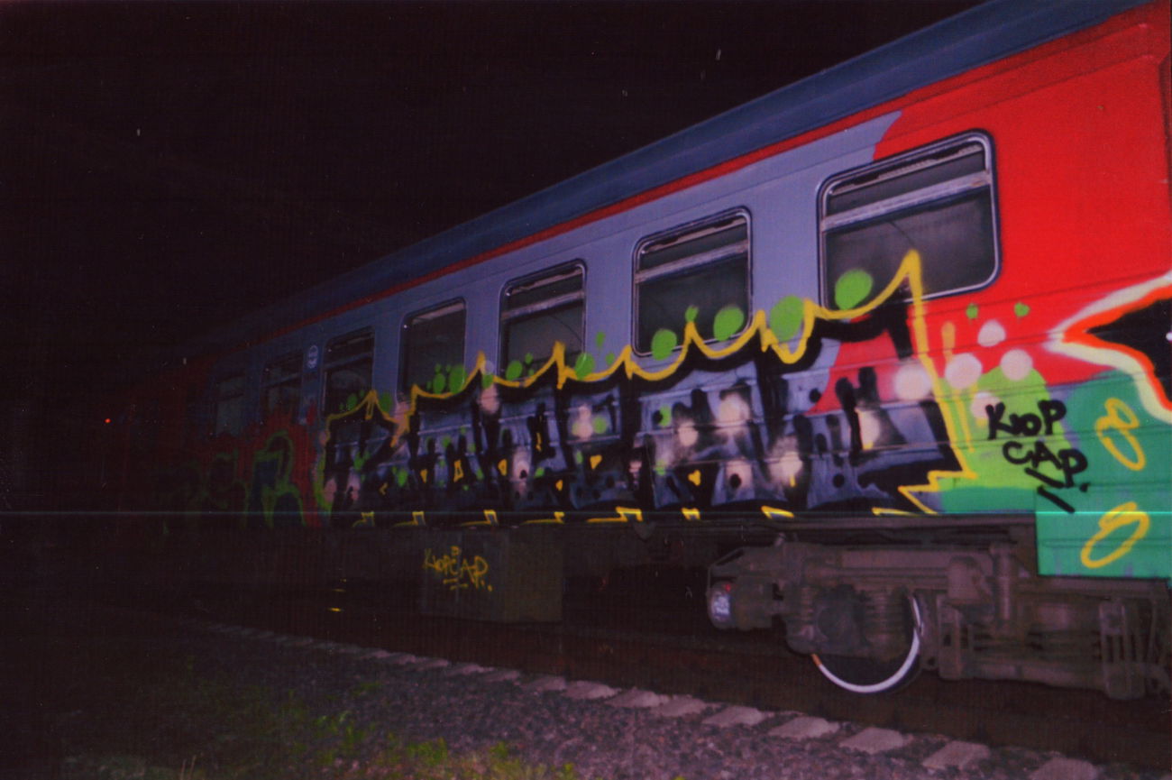 Graffiti Train - Photo by Pyrotechnik