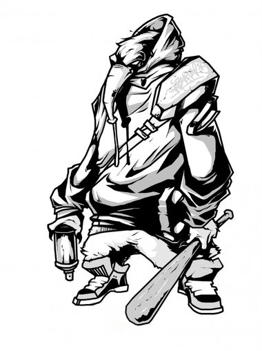 Graffiti Sketch - Photo by Q2OTD (2011)