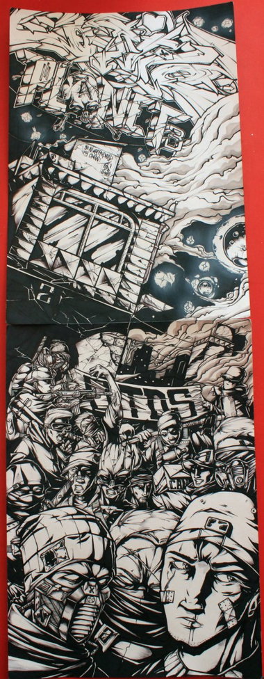 Graffiti Sketch - Photo by Q2OTD (2012)