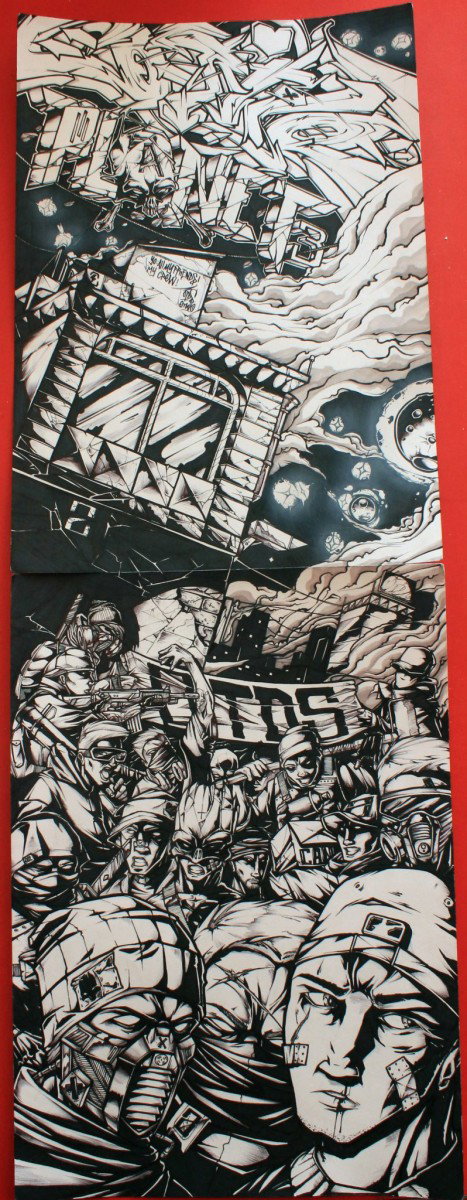 Graffiti Sketch - Photo by Q2OTD (2012)