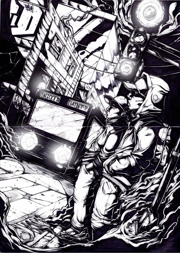 Graffiti Sketch - Photo by Q2OTD (2012)