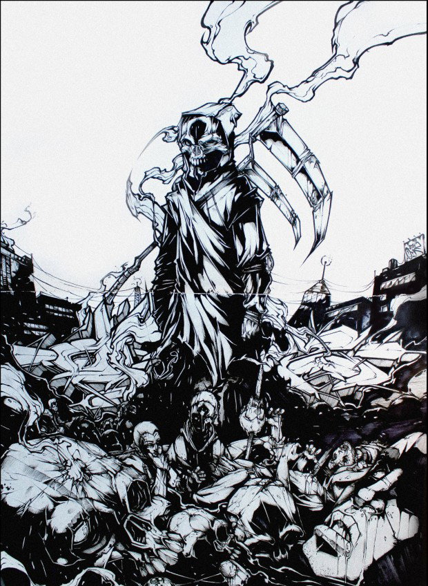 Graffiti Sketch - Photo by Q2OTD (2013)