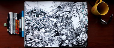 Graffiti Sketch - Photo by Q2OTD - OTD (2013)