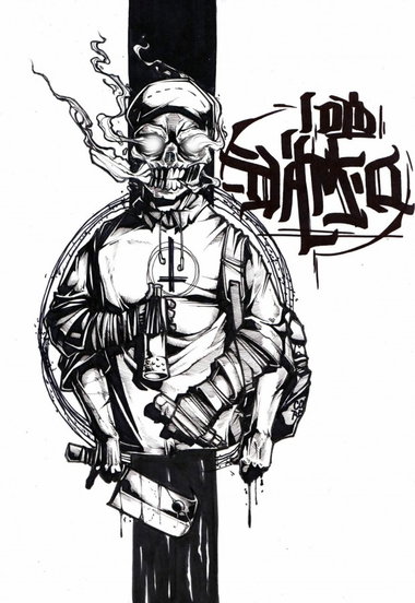 Graffiti Sketch - Photo by Q2OTD (2012)