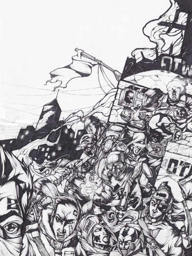 Graffiti Sketch - Photo by Q2OTD - OTD (2011)