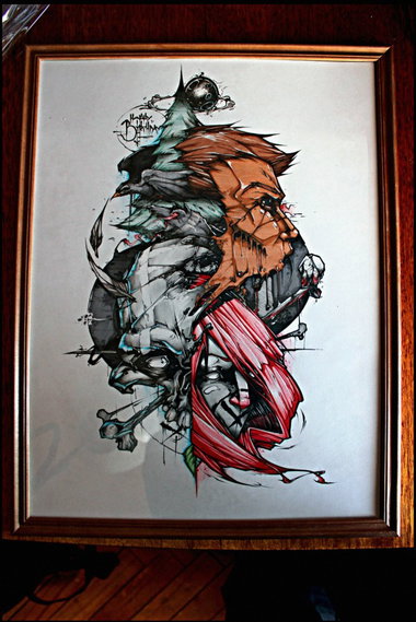 Graffiti Sketch - Photo by Q2OTD - OTD (2013)