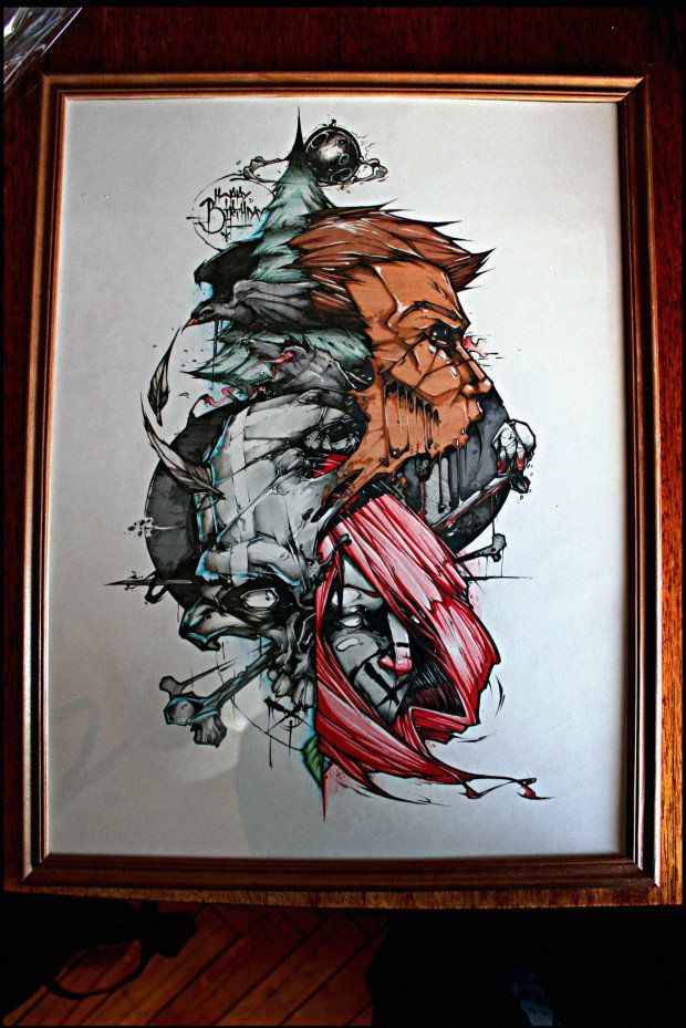 Graffiti Sketch - Photo by Q2OTD - OTD (2013)