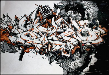 Graffiti Sketch - Photo by Q2OTD - OTD (2013)