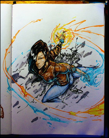 Graffiti Sketch - Photo by Q2OTD - otd (2013)