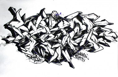 Graffiti Sketch - Photo by Q2OTD (2013)