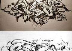 Graffiti Sketch - Photo by Q2OTD - OTD, TAD (2013)