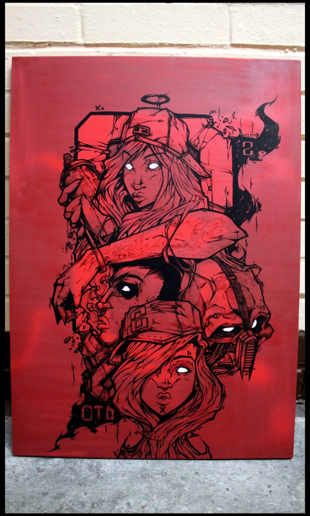 Graffiti Sketch - Photo by Q2OTD - OTD (2012)