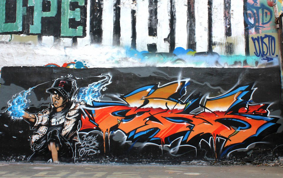 Graffiti Wall in Saint Petersburg - Photo by Q2OTD - OTD (2013)