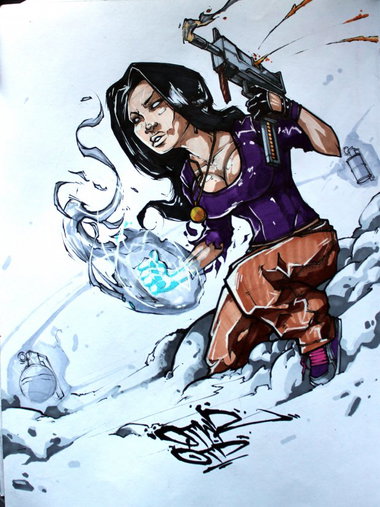 Graffiti Sketch - Photo by Q2OTD - q2, otd, art (2013)