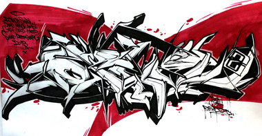 Graffiti Sketch - Photo by Q2OTD - Q2, OTD
