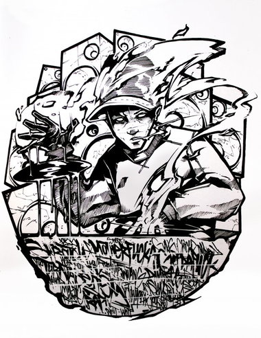 Graffiti Sketch - Photo by Q2OTD - Q2, OTD