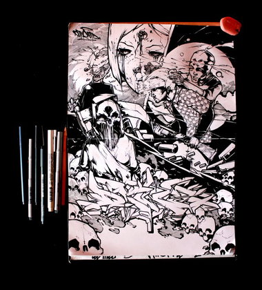 Graffiti Sketch - Photo by Q2OTD - OTD