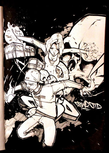 Graffiti Sketch - Photo by Q2OTD - OTD