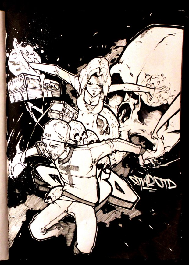 Graffiti Sketch - Photo by Q2OTD - OTD