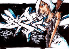 Graffiti Sketch - Photo by Q2OTD - otd (2013)