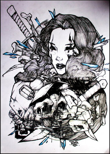 Graffiti Sketch - Photo by Q2OTD - otd (q2)