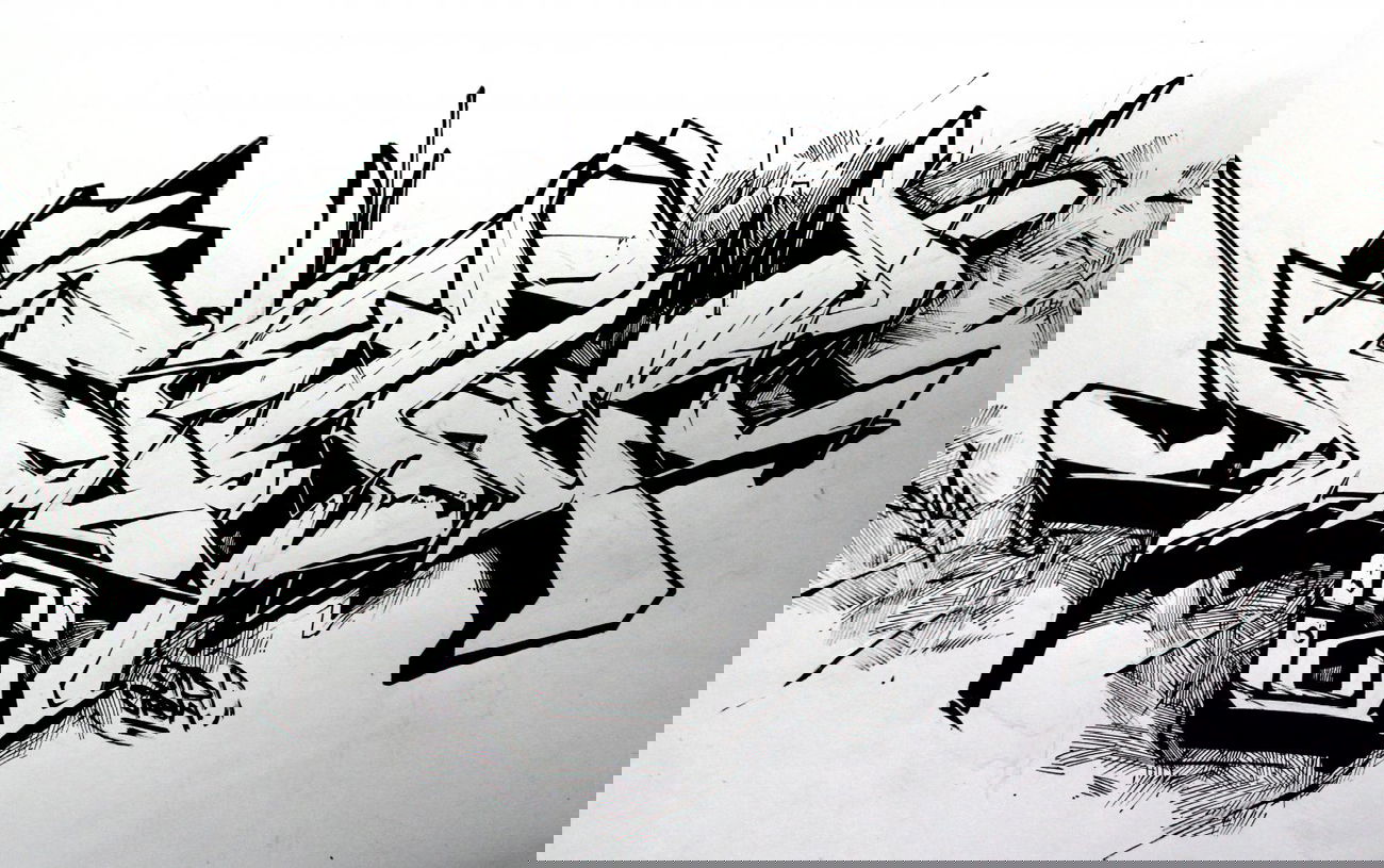 Graffiti Sketch - Photo by Q2OTD - otd (2014)