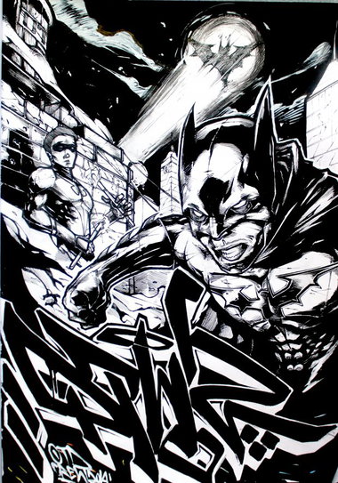 Graffiti Sketch - Photo by Q2OTD - OTD (2014)