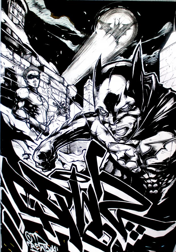 Graffiti Sketch - Photo by Q2OTD - OTD (2014)