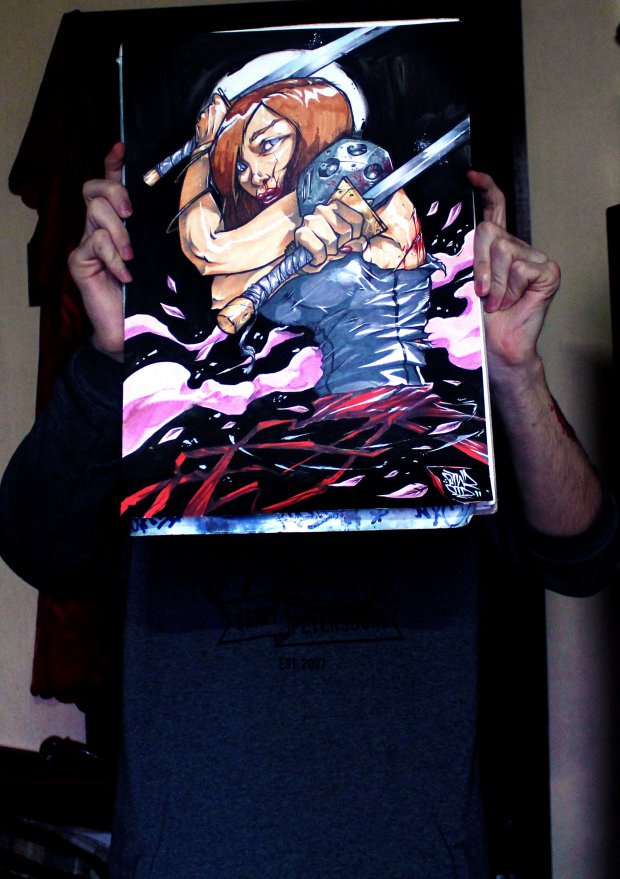 Graffiti Sketch - Photo by Q2OTD - OTD (2014)