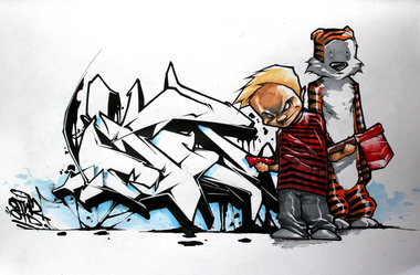 Graffiti Sketch - Photo by Q2OTD