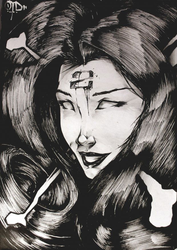 Graffiti Sketch - Photo by Q2OTD