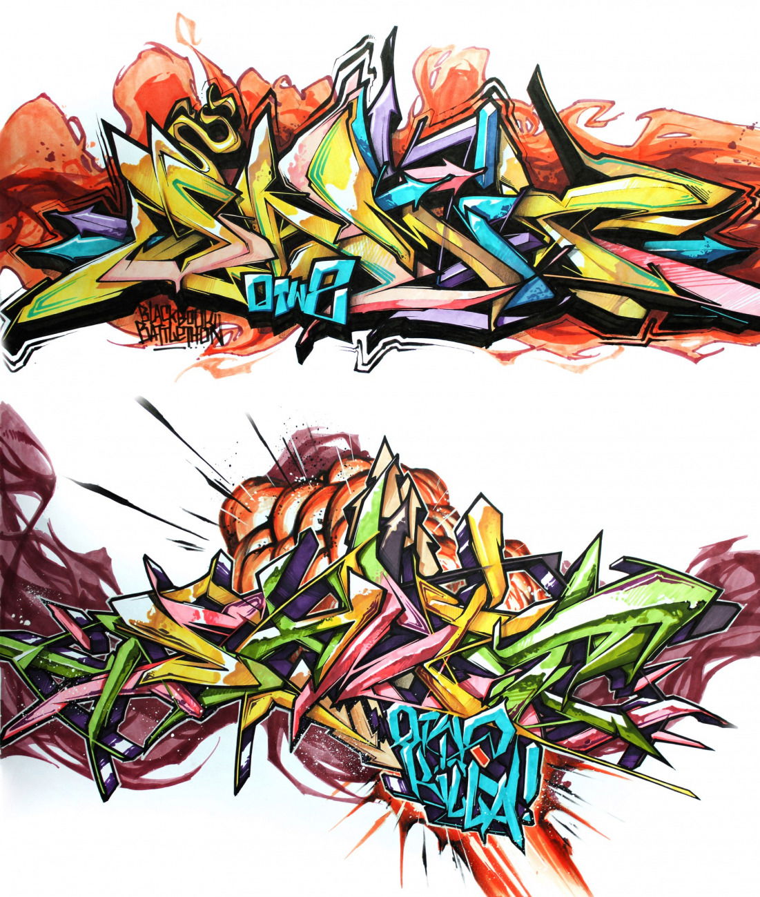 Graffiti Sketch - Photo by Q2OTD (2016)