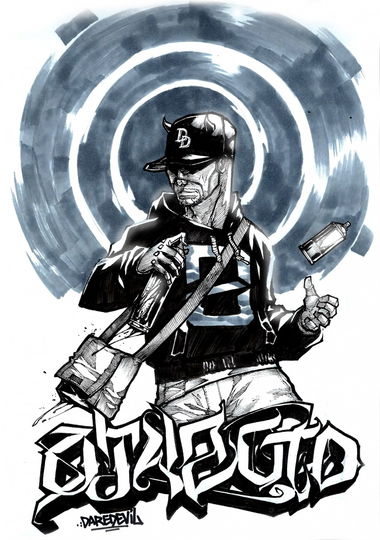 Graffiti Sketch - Photo by Q2OTD (2015)