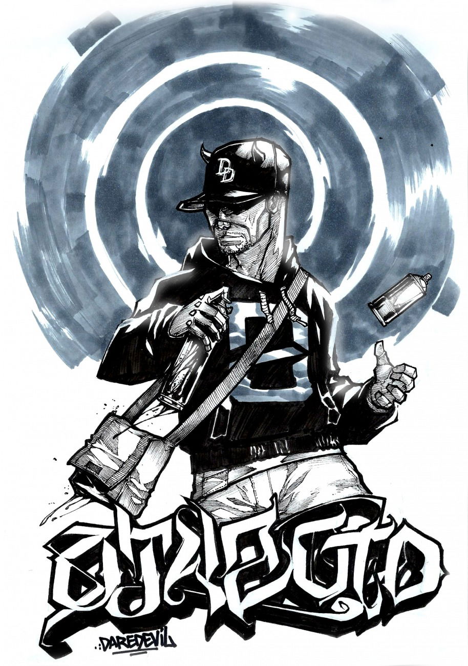 Graffiti Sketch - Photo by Q2OTD (2015)